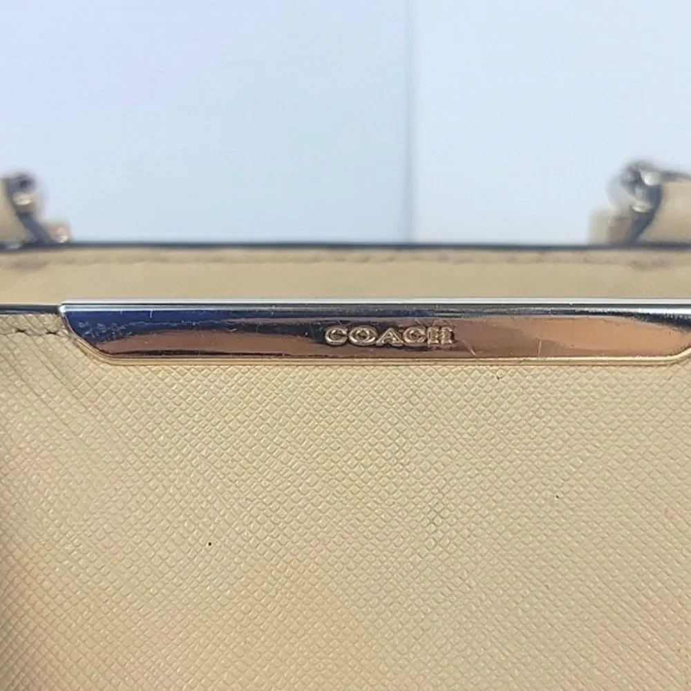 Coach Madison Saffiano Leather Mini North/South Tote
